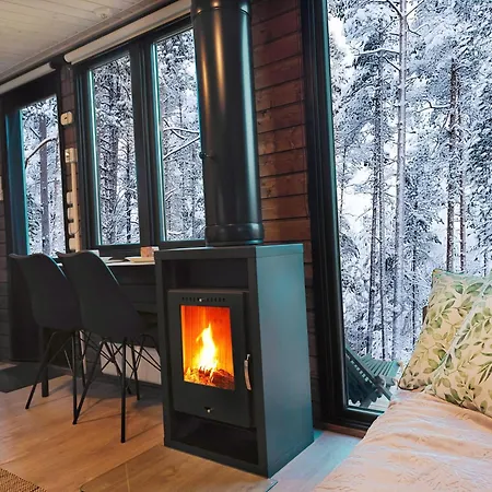 Feriehus Fell Village 3 With A Mountain View, Fireplace, Sauna, Kitchen Luosto